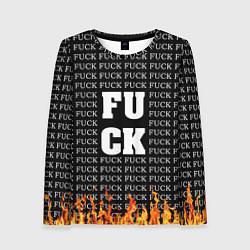 Женский лонгслив F*CK F*CK F*CK