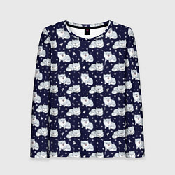 Женский лонгслив Милая Шиба Ину