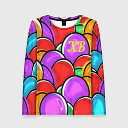 Женский лонгслив Happy Easter