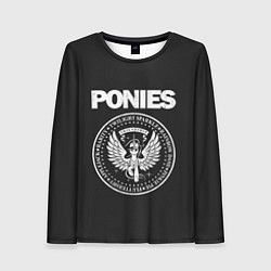 Лонгслив женский Pony x Ramones, цвет: 3D-принт