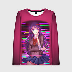 Лонгслив женский Literature Club Юри Yuri, цвет: 3D-принт