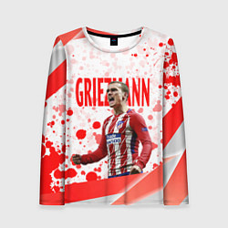 Женский лонгслив Антуан Гризманн Antoine Griezmann спина Z