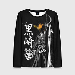 Лонгслив женский Bleach, Ичиго с мечом, цвет: 3D-принт