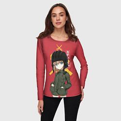 Лонгслив женский Катюша, цвет: 3D-принт — фото 2