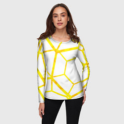 Лонгслив женский Hexagon, цвет: 3D-принт — фото 2