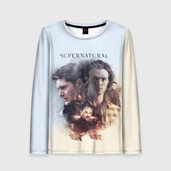 Лонгслив женский Supernatural, цвет: 3D-принт