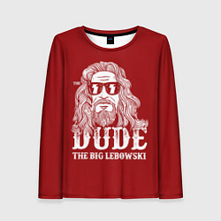 Лонгслив женский Dude the Big Lebowski, цвет: 3D-принт