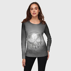 Лонгслив женский Пираты в море, цвет: 3D-принт — фото 2