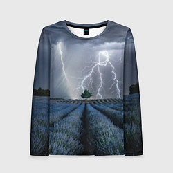 Женский лонгслив Молнии