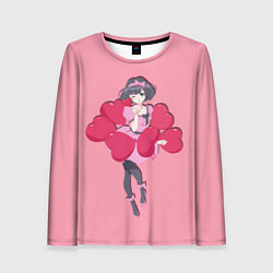 Лонгслив женский Аниме Девушка Любовь, цвет: 3D-принт