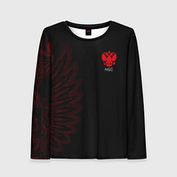 Лонгслив женский Russia - Red Side, цвет: 3D-принт