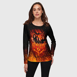 Лонгслив женский Ария в огне, цвет: 3D-принт — фото 2