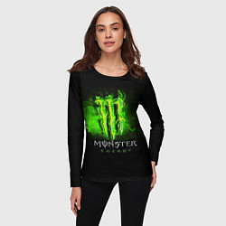 Лонгслив женский MONSTER ENERGY NEON НЕОН, цвет: 3D-принт — фото 2