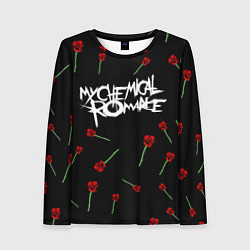 Женский лонгслив MY CHEMICAL ROMANCE РОЗЫ MCR ROSES