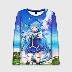 Лонгслив женский AquаKaraoke, цвет: 3D-принт