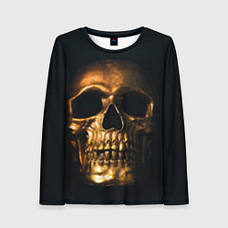 Женский лонгслив Gold Skull