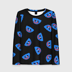 Лонгслив женский Huggy Wuggy Pattern, цвет: 3D-принт