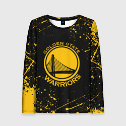 Женский лонгслив GOLDEN STATE WARRIORS? , БРЫЗГИ КРАСОК