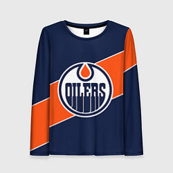 Женский лонгслив Эдмонтон Ойлерз Edmonton Oilers NHL