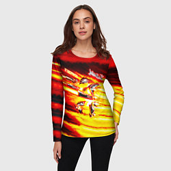 Лонгслив женский Firepower - Judas Priest, цвет: 3D-принт — фото 2
