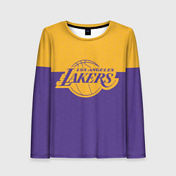 Лонгслив женский LAKERS LINE HEXAGON SPORT, цвет: 3D-принт