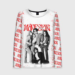 Лонгслив женский MANESKIN POSTER СОСТАВ ГРУППЫ, цвет: 3D-принт