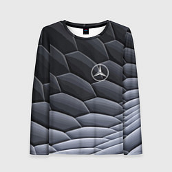 Женский лонгслив Mercedes Benz pattern