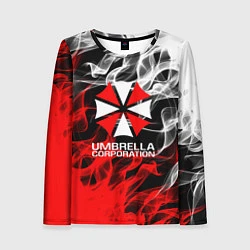 Лонгслив женский Umbrella Corporation Fire, цвет: 3D-принт