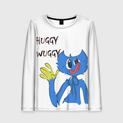 Лонгслив женский Huggy Wuggy - Poppy Playtime Хагги Вагги, цвет: 3D-принт