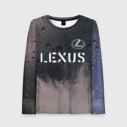 Лонгслив женский LEXUS Lexus - Краски, цвет: 3D-принт