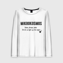 Лонгслив женский Mikrokosmos, цвет: 3D-принт