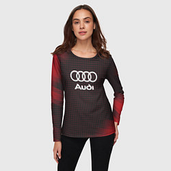 Лонгслив женский Audi logo, цвет: 3D-принт — фото 2