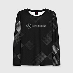 Женский лонгслив Mercedes-Benz - В клетку