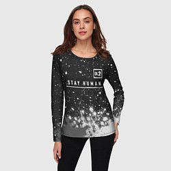 Лонгслив женский DYING LIGHT 2 - Брызги, цвет: 3D-принт — фото 2