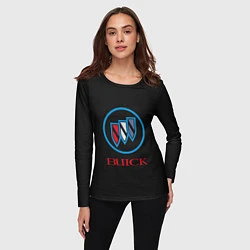 Лонгслив женский Buick Emblem Logo, цвет: 3D-принт — фото 2