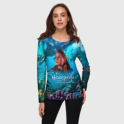 Лонгслив женский Horizon Forbidden West Подводный мир, цвет: 3D-принт — фото 2
