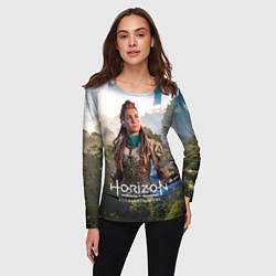 Лонгслив женский Aloy Элой Horizon, цвет: 3D-принт — фото 2