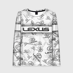 Женский лонгслив LEXUS BIG EMBLEMA PATTERN