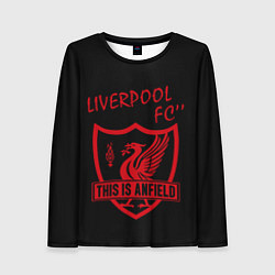 Лонгслив женский Liverpool Ливерпуль, цвет: 3D-принт