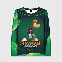 Лонгслив женский Rayman Legends Green, цвет: 3D-принт