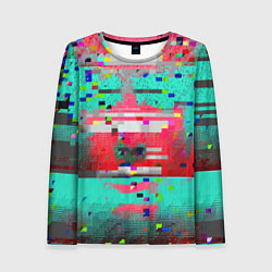 Женский лонгслив Fashion glitch 2088