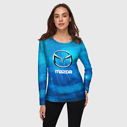 Лонгслив женский Mazda мазда, цвет: 3D-принт — фото 2