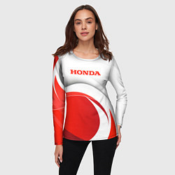 Лонгслив женский Хонда HONDA, цвет: 3D-принт — фото 2