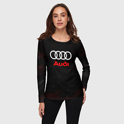 Лонгслив женский Audi спорт, цвет: 3D-принт — фото 2