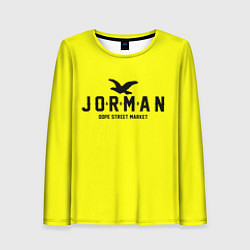 Женский лонгслив Узор Yellow Jorman Air Dope Street Market