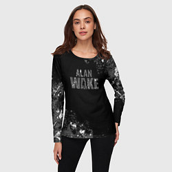 Лонгслив женский Alan wake алан уэйк, цвет: 3D-принт — фото 2