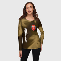 Лонгслив женский АРСЕНАЛ Arsenal Football Огонь, цвет: 3D-принт — фото 2