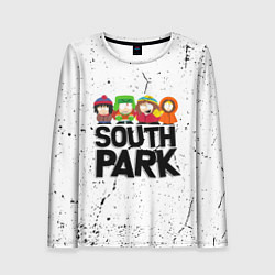 Лонгслив женский Южный парк мультфильм - персонажи South Park, цвет: 3D-принт