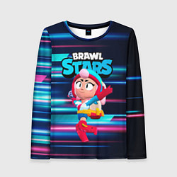 Лонгслив женский JANET ДЖАНЕТ BRAWLSTARS, цвет: 3D-принт