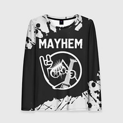 Женский лонгслив Mayhem КОТ Краска